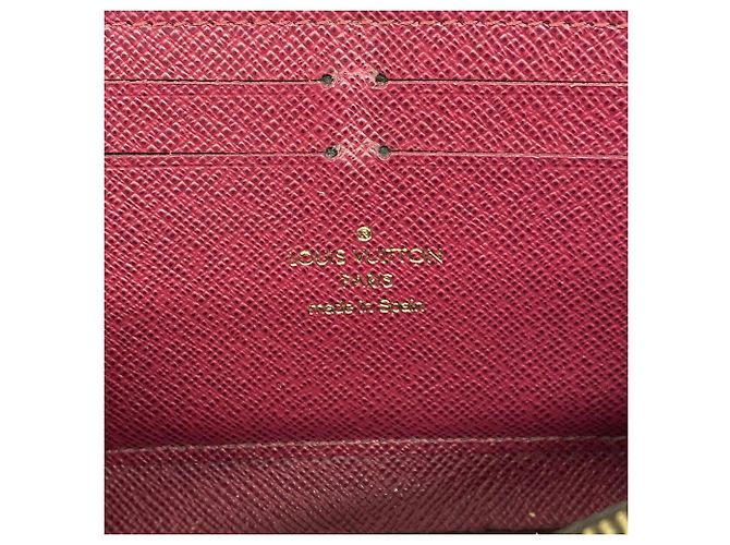 Louis Vuitton Monogram Portefeuille Clemence Long Wallet Fuschia - vista 4