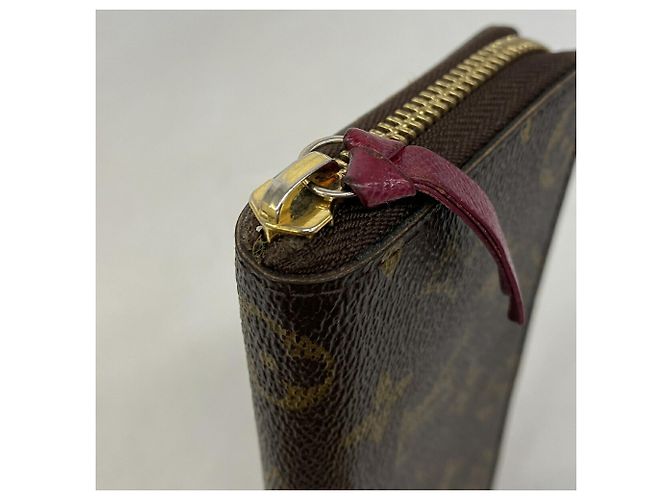 Louis Vuitton Monogram Portefeuille Clemence Long Wallet Fuschia - vista 7
