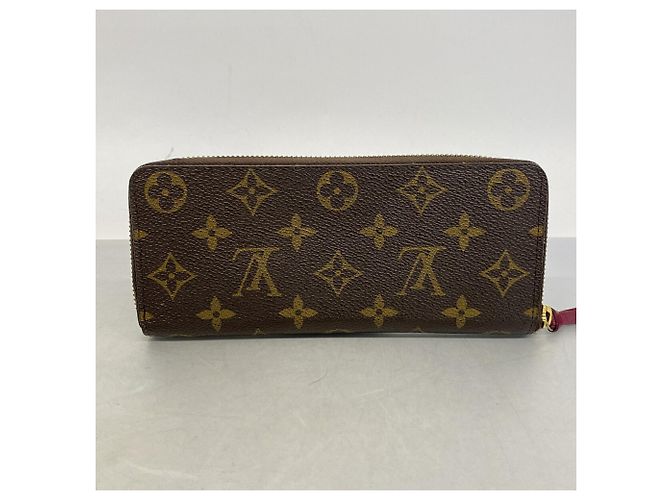 Louis Vuitton Monogram Portefeuille Clemence Long Wallet Fuschia - vista 8