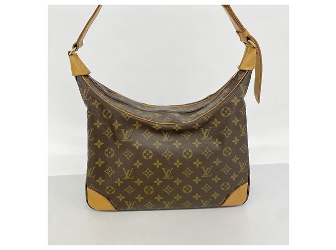 Borsa a tracolla Louis Vuitton Monogram Boulogne 35 Marrone - vista 11