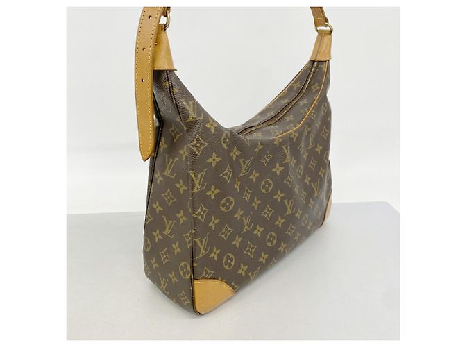 Borsa a tracolla Louis Vuitton Monogram Boulogne 35 Marrone - vista 2