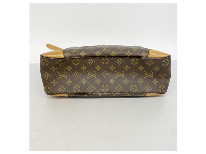 Borsa a tracolla Louis Vuitton Monogram Boulogne 35 Marrone - vista 3