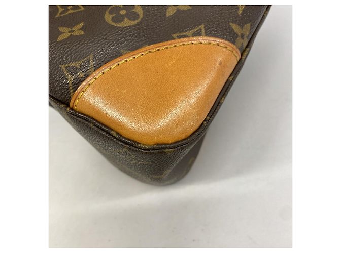 Borsa a tracolla Louis Vuitton Monogram Boulogne 35 Marrone - vista 6