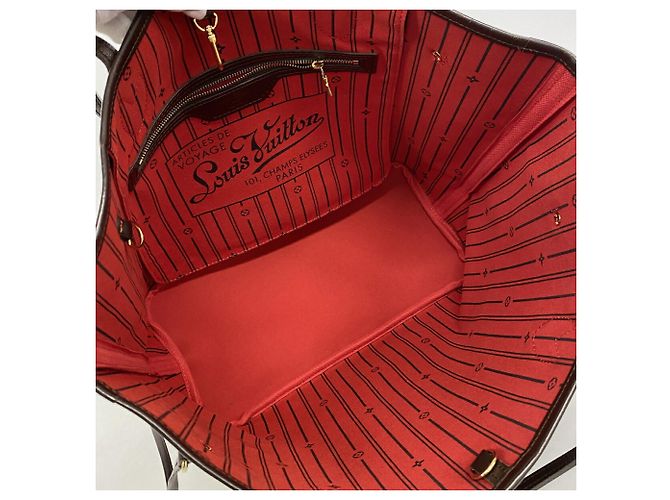 Borsa Tote Louis Vuitton Damier Neverfull MM Damier ebene - vista 4