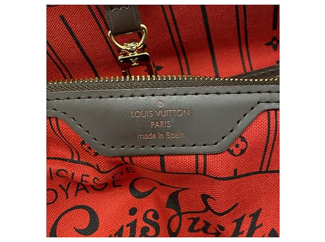 Borsa Tote Louis Vuitton Damier Neverfull MM Damier ebene - vista 5