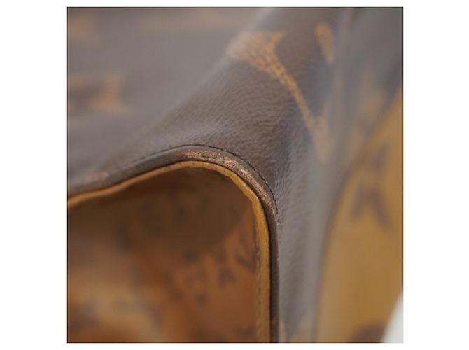 Borsa Tote Louis Vuitton Monogram Giant Reverse OnTheGo GM Marrone - vista 7