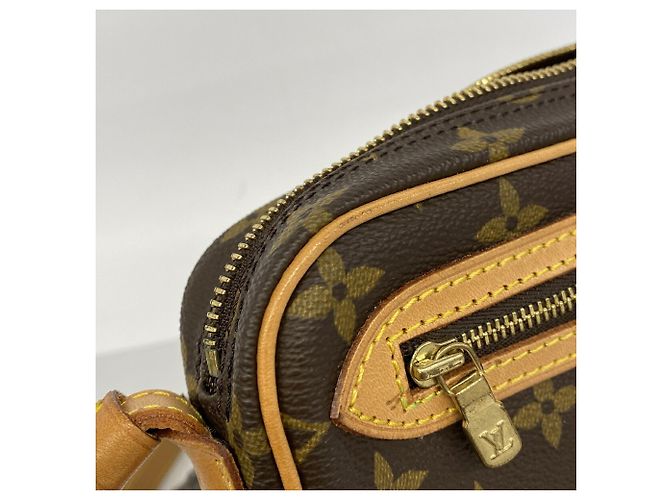 Borsa a tracolla Louis Vuitton Monogram Saint Germain 24 Marrone - vista 10