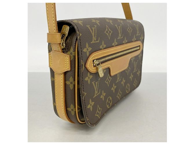 Borsa a tracolla Louis Vuitton Monogram Saint Germain 24 Marrone - vista 2