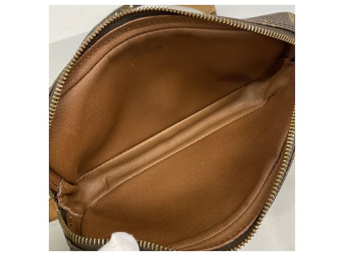 Borsa a tracolla Louis Vuitton Monogram Pochette Marly Bandoulière Marrone - vista 4