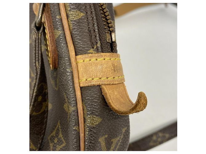 Borsa a tracolla Louis Vuitton Monogram Pochette Marly Bandoulière Marrone - vista 8