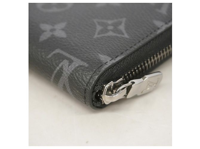 Louis Vuitton Monogram Eclipse Zippy Wallet Black - view 5