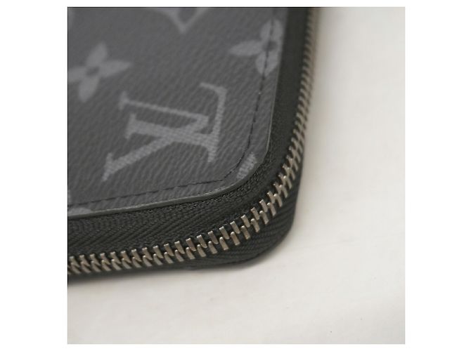 Louis Vuitton Monogram Eclipse Zippy Wallet Black - view 6