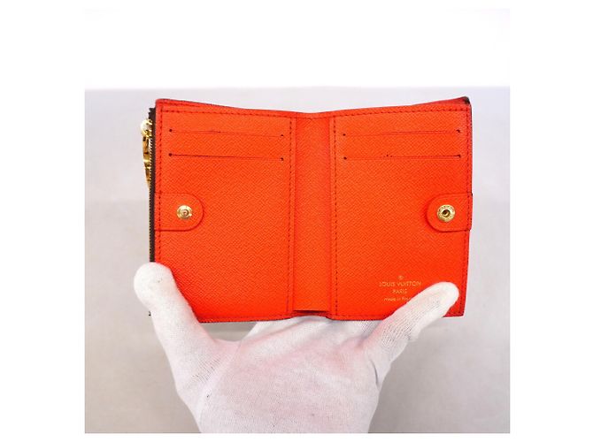 Louis Vuitton Monogram Portefeuille Lisa Wallet Marrone - vista 3