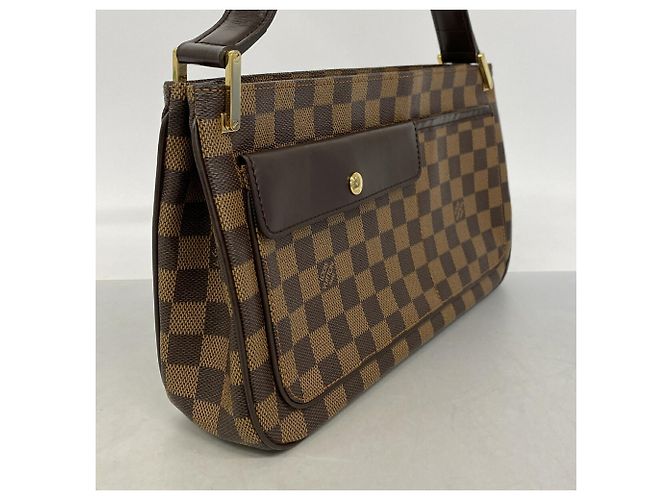 Borsa a tracolla Louis Vuitton Damier Aubagne N51129 Ebene Damier ebene - vista 2