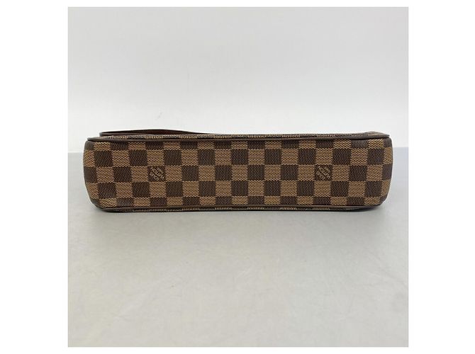 Borsa a tracolla Louis Vuitton Damier Aubagne N51129 Ebene Damier ebene - vista 3