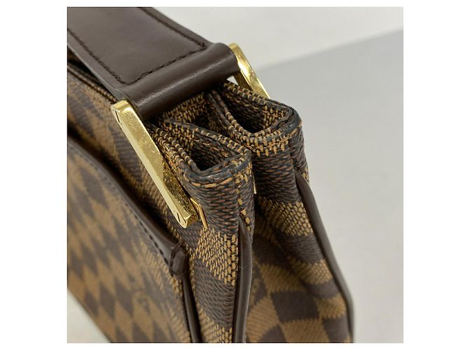 Borsa a tracolla Louis Vuitton Damier Aubagne N51129 Ebene Damier ebene - vista 9
