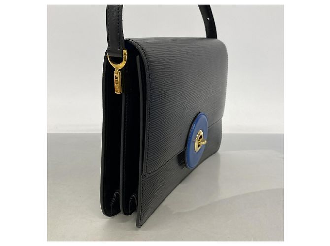 Borsa a tracolla Louis Vuitton Epi Free Run Nero Blu - vista 2