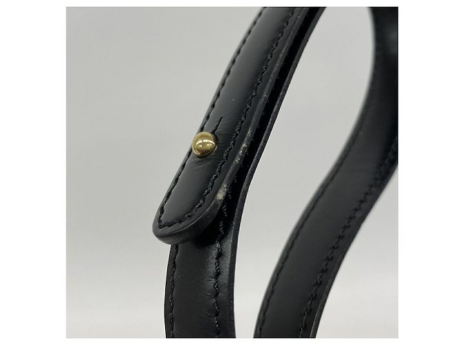 Borsa a tracolla Louis Vuitton Epi Free Run Nero Blu - vista 8
