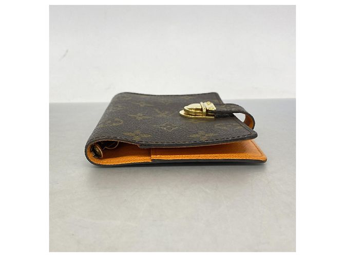 Louis Vuitton Monogram Agenda PM Notebook Cover Brown Grey - view 2
