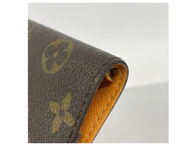 Louis Vuitton Monogram Agenda PM Notebook Cover Brown Grey - view 5