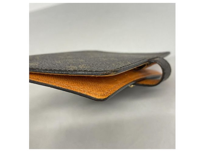 Louis Vuitton Monogram Agenda PM Notebook Cover Brown Grey - view 7