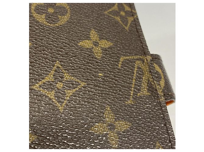 Louis Vuitton Monogram Agenda PM Notebook Cover Brown Grey - view 8