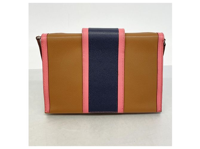 Hermès Borsa a tracolla Hermes in Evercolor Rosa Blu D'oro - vista 11
