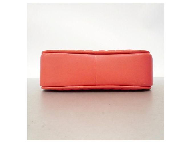 Borsa a mano Chanel in pelle d'agnello rosa - vista 3