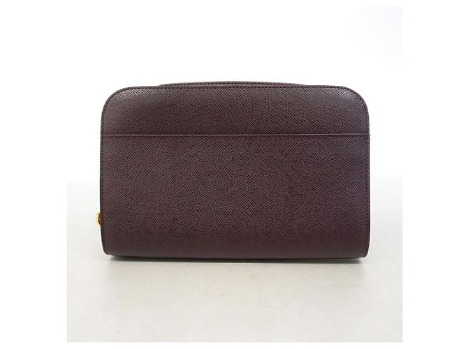 Borsa a pochette Louis Vuitton Taiga Baikal Marrone - vista 8
