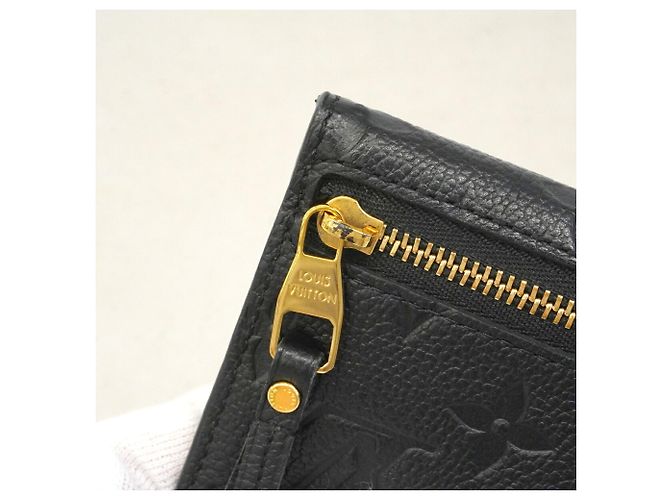 Louis Vuitton Monogram Empreinte Pochette Clé M60633 Noir Negro - vista 8