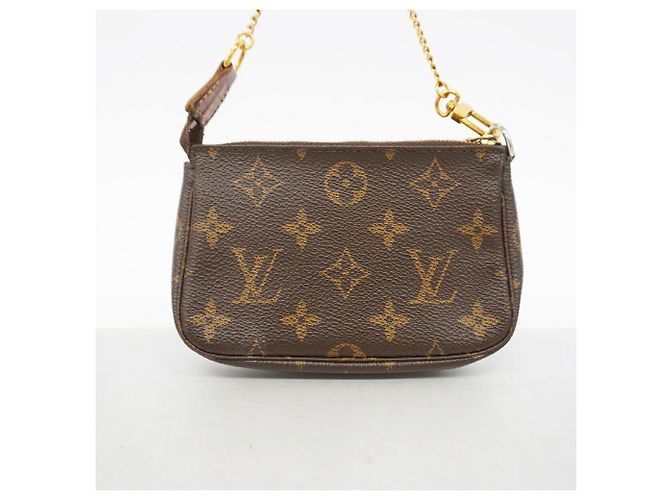 Louis Vuitton Monogram Mini Pochette Accessoires Marrone - vista 11