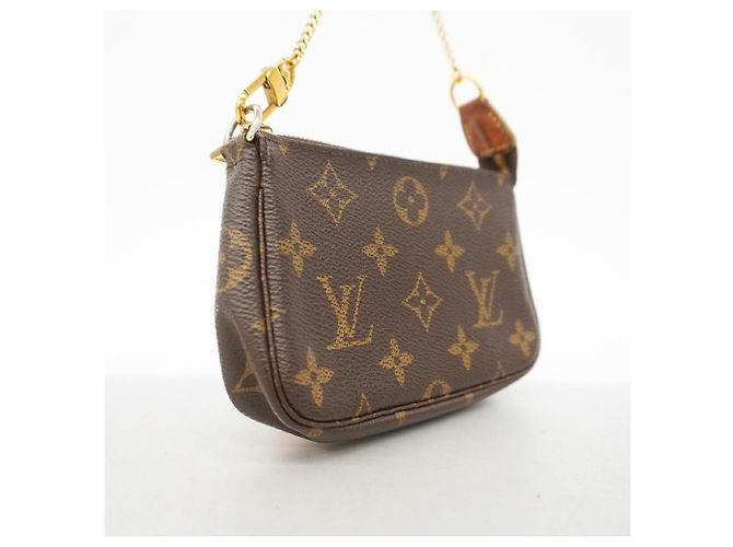 Louis Vuitton Monogram Mini Pochette Accessoires Marrone - vista 2