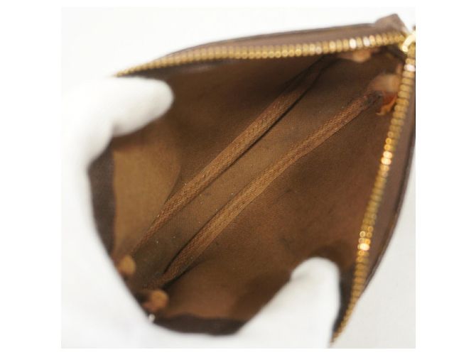Louis Vuitton Monogram Mini Pochette Accessoires Marrone - vista 4
