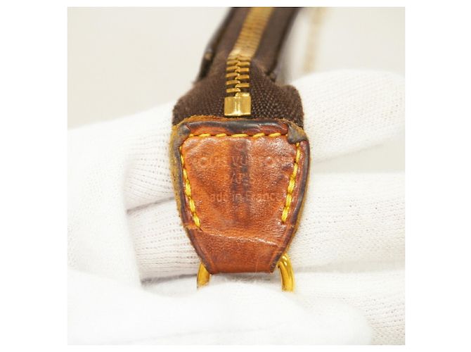 Louis Vuitton Monogram Mini Pochette Accessoires Marrone - vista 5