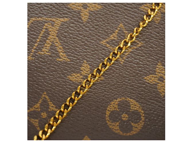 Louis Vuitton Monogram Mini Pochette Accessoires Marrone - vista 7