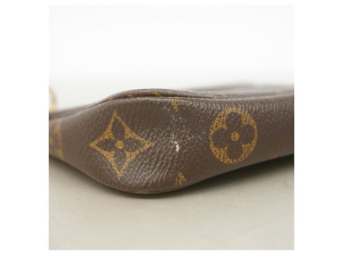 Louis Vuitton Monogram Mini Pochette Accessoires Marrone - vista 8