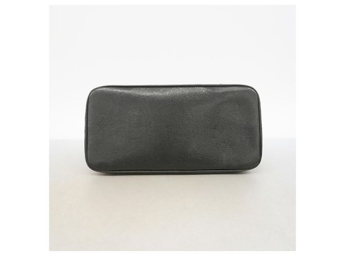 Timeless Borsa Tote Chanel in vitello martellato nero - vista 3