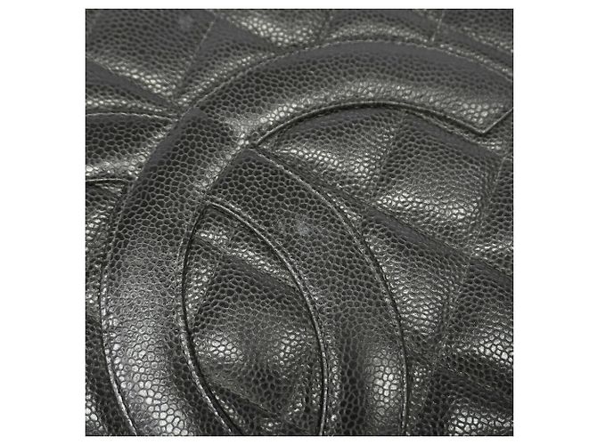 Timeless Borsa Tote Chanel in vitello martellato nero - vista 7