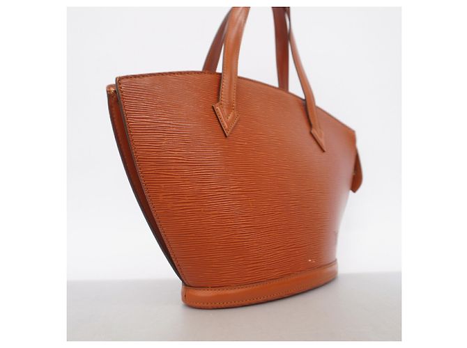 Borsa Louis Vuitton Epi Saint Jacques Marrone - vista 2