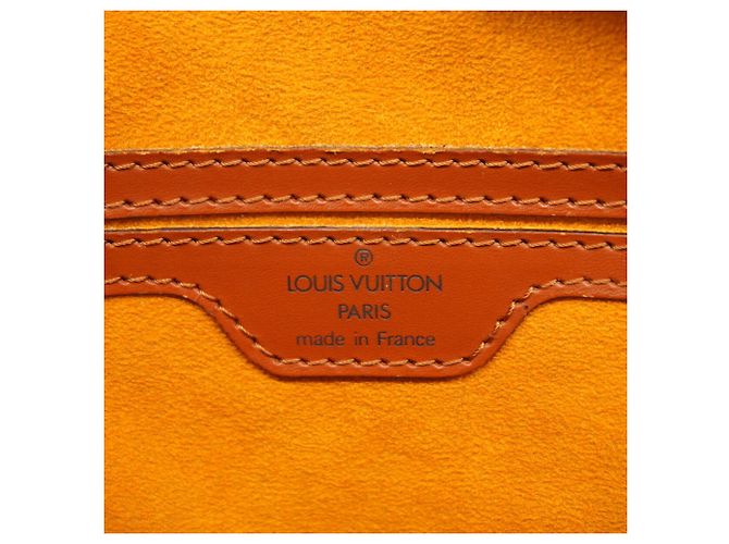 Borsa Louis Vuitton Epi Saint Jacques Marrone - vista 5