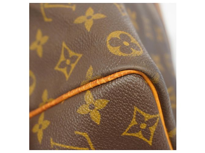 Louis Vuitton Boston Monogram Keepall Bandoulière 50 Marrone - vista 7