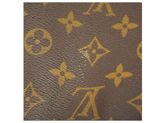 Borsa a tracolla Louis Vuitton Monogram Looping GM Marrone - vista 10