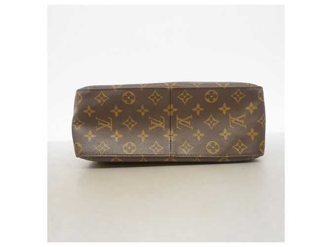 Borsa a tracolla Louis Vuitton Monogram Looping GM Marrone - vista 3