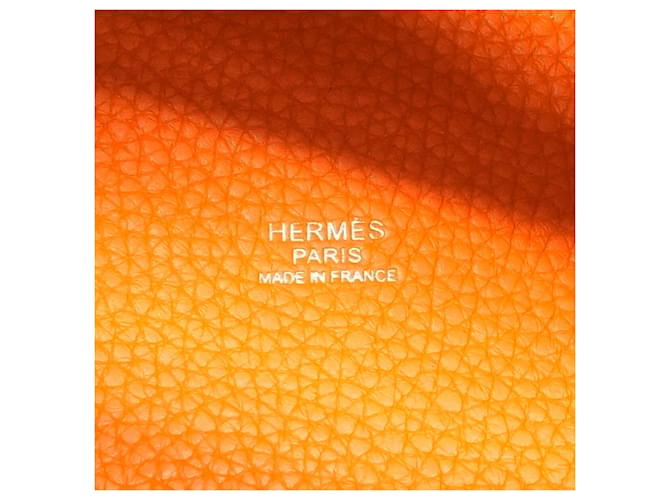 Hermès Borsa Hermes Picotin Lock PM Touch Rosso Arancione - vista 5