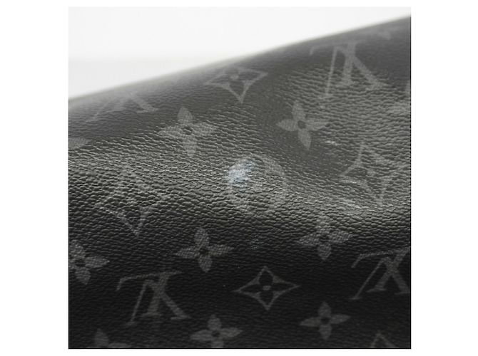 Borsa da viaggio Louis Vuitton Boston Monogram Eclipse Flash Nero - vista 14