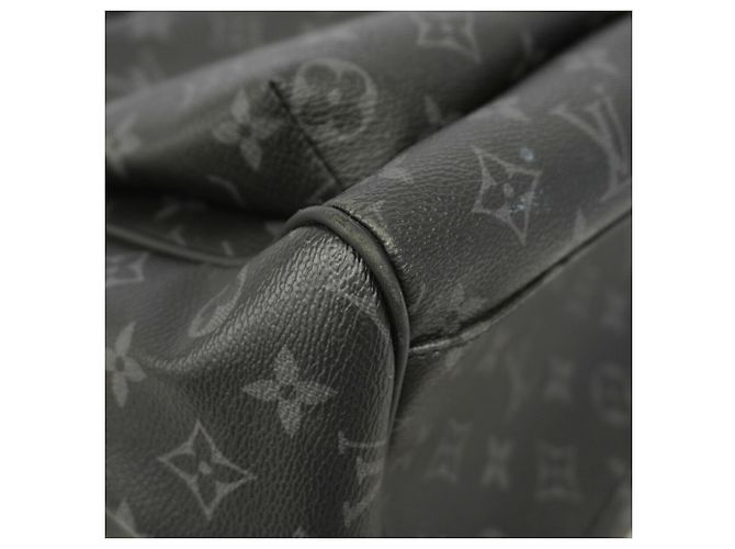 Borsa da viaggio Louis Vuitton Boston Monogram Eclipse Flash Nero - vista 8