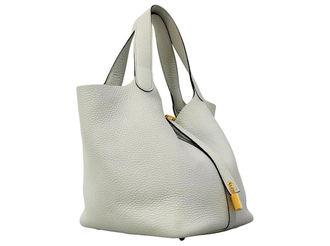Hermès Borsa Hermes Picotin Lock MM Marrone - vista 2