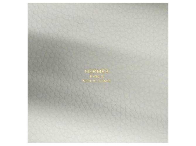 Hermès Borsa Hermes Picotin Lock MM Marrone - vista 5