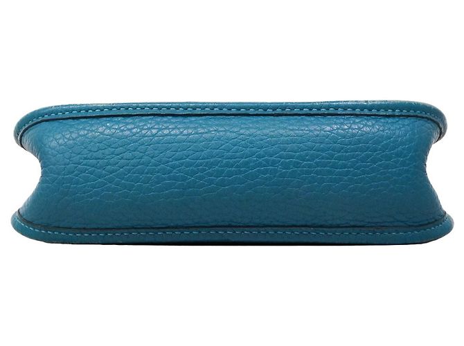 Hermès Borsa a Tracolla Hermes Evelyne TPM Blu - vista 3