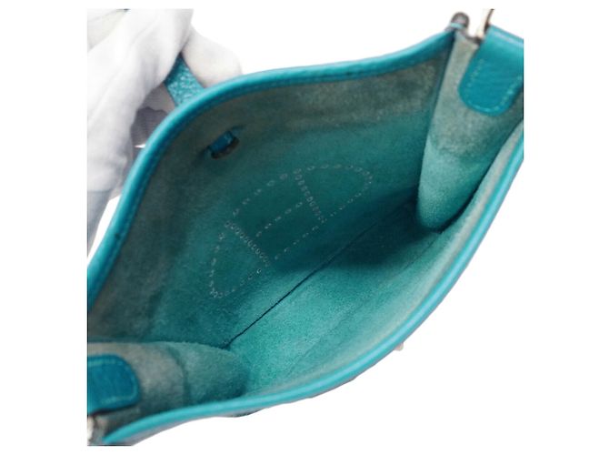Hermès Borsa a Tracolla Hermes Evelyne TPM Blu - vista 4